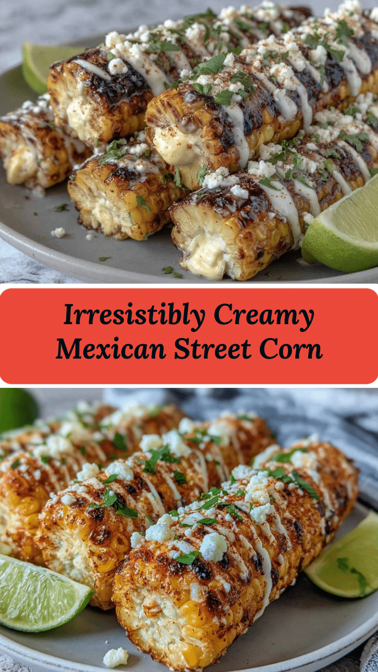 creamy elote Mexican street corn recipe