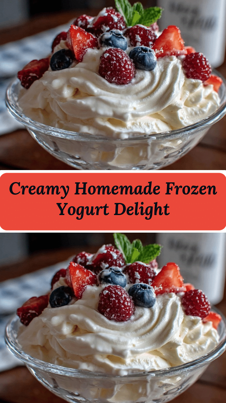 creamy frozen yogurt recipe recipe