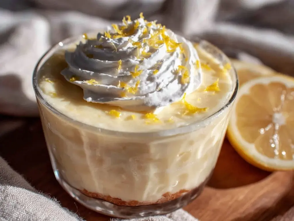 creamy lemon pudding delight - featured image