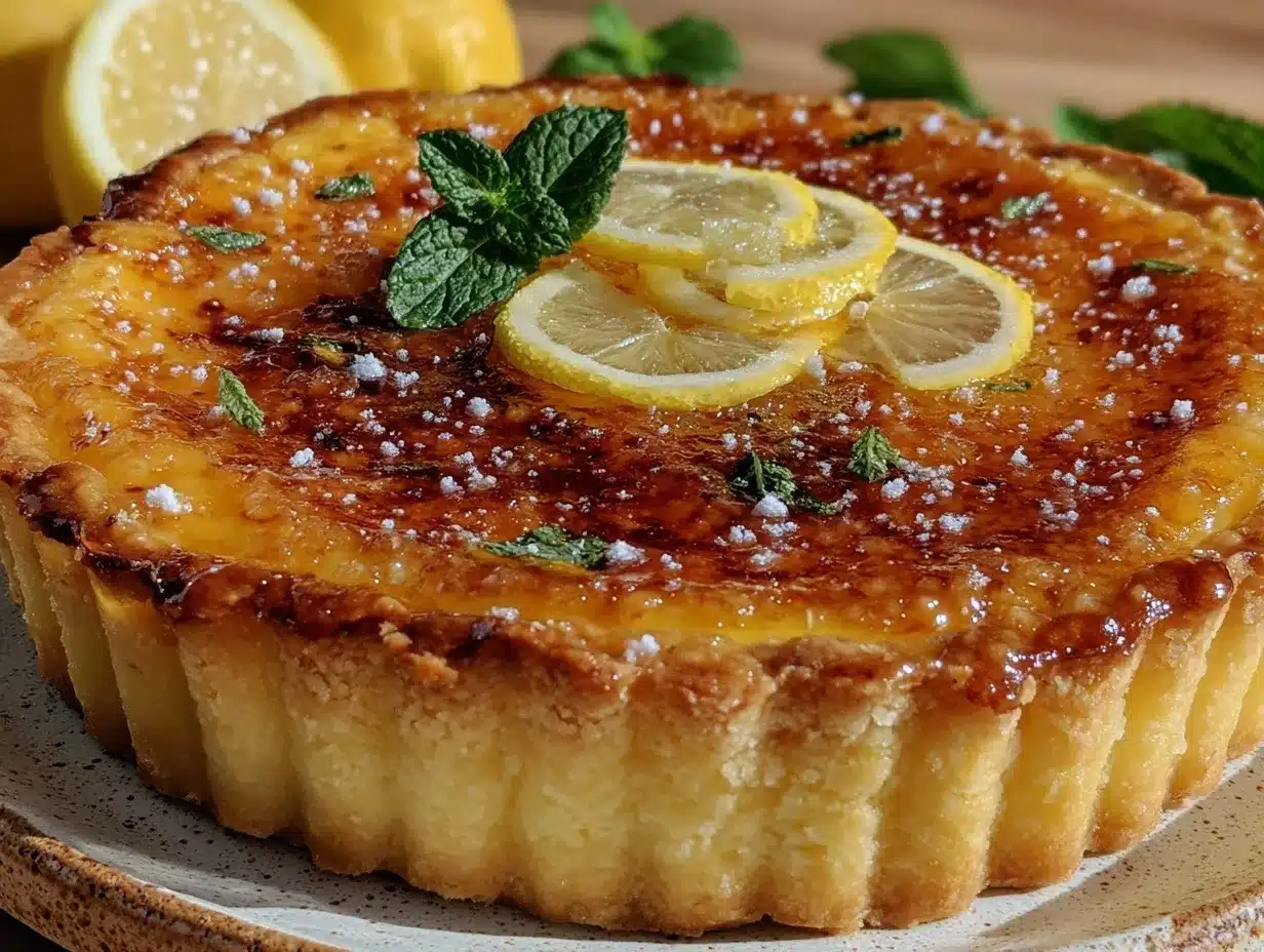 creamy lemon tart recipe preparation steps