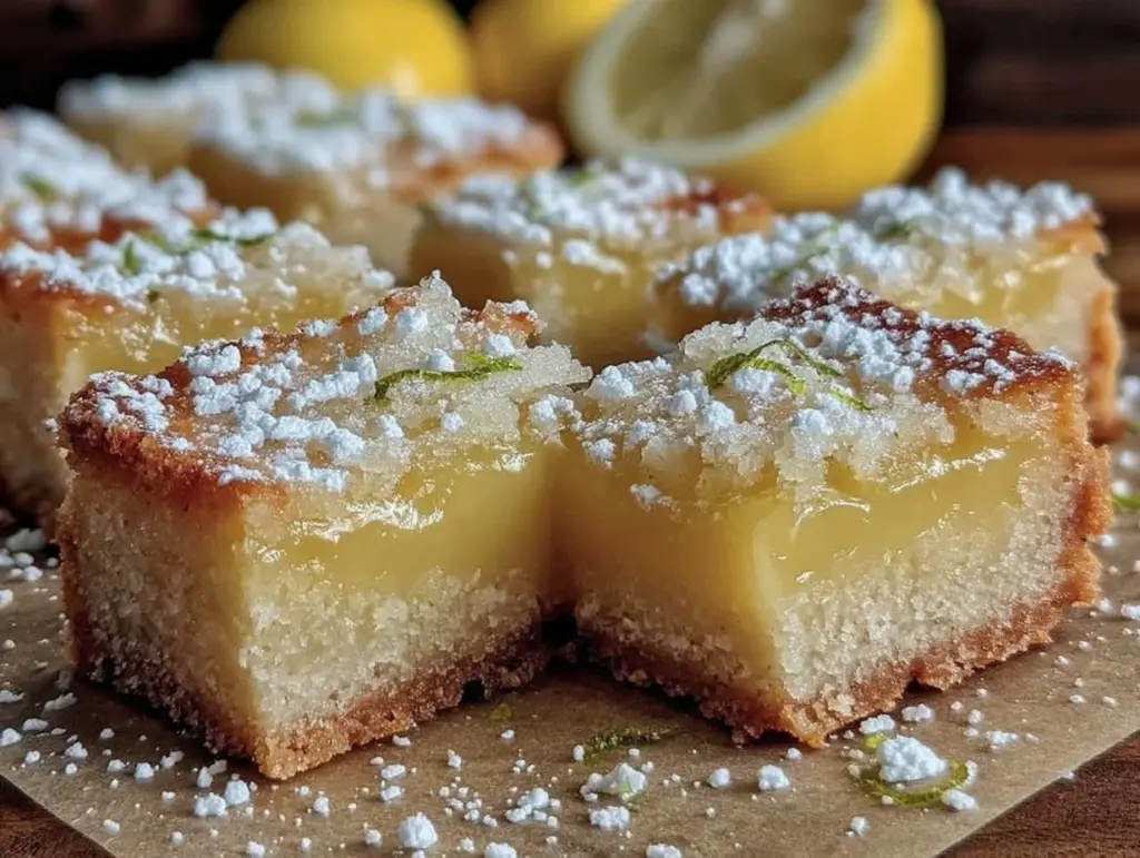 Creamy Meyer Lemon Bars - featured image