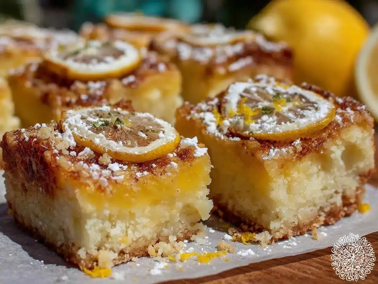 Creamy Meyer Lemon Bars preparation steps