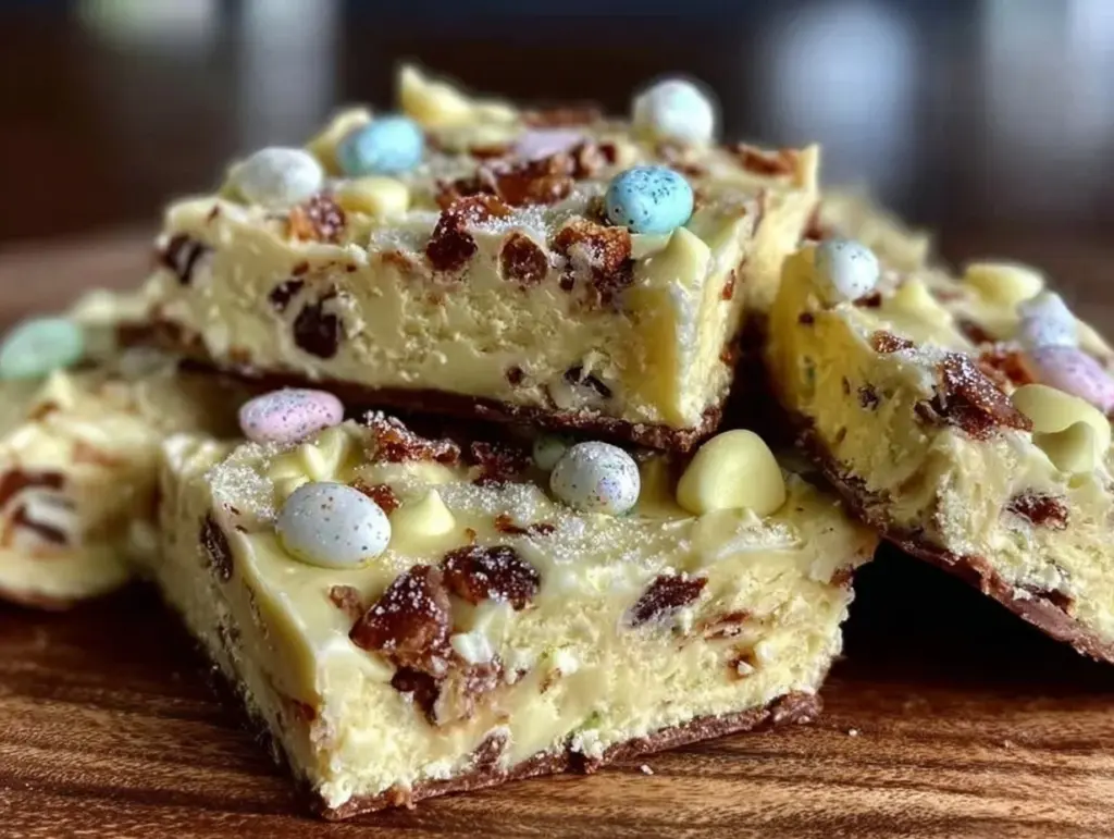 creamy pastel candy bark delight - featured image