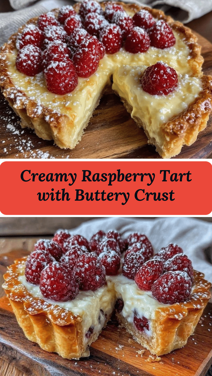 creamy raspberry cream tart recipe