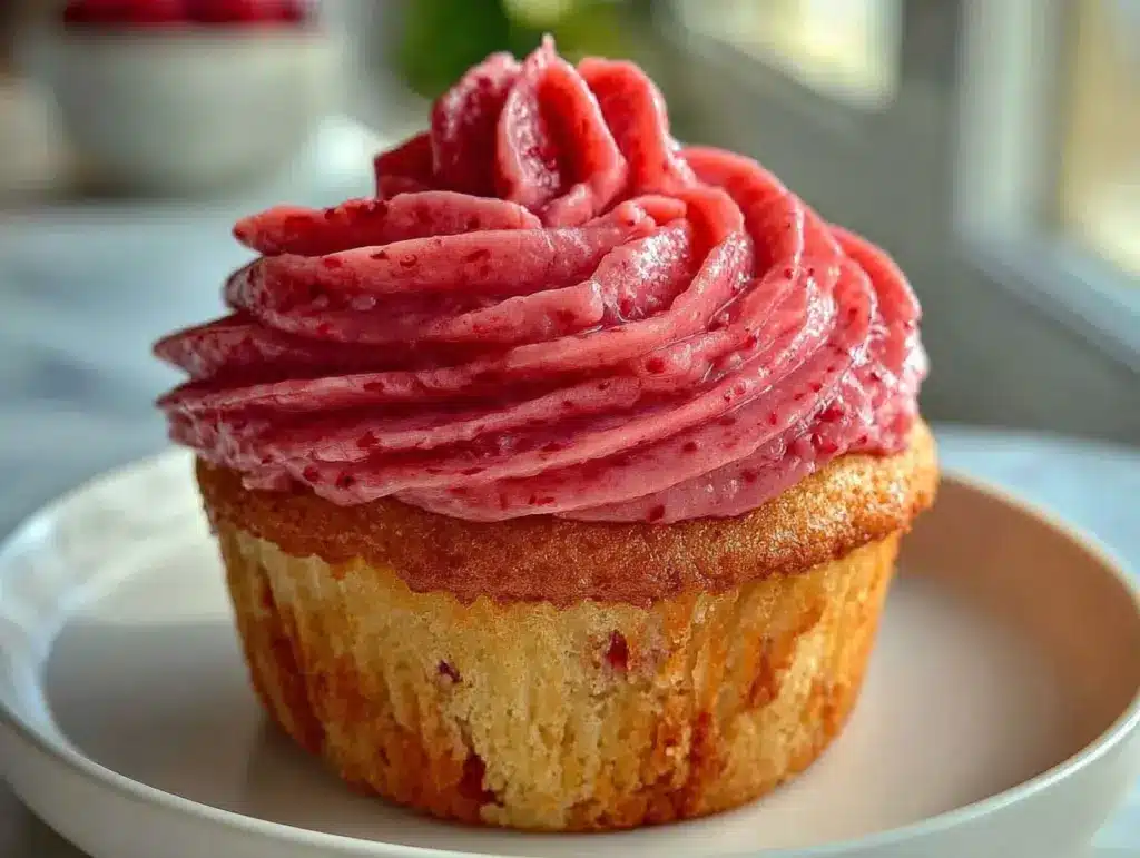 creamy raspberry frosting - featured image