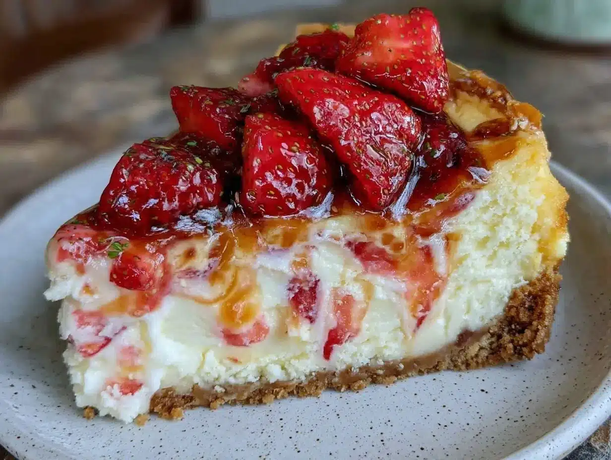 creamy strawberry cheesecake bliss preparation steps