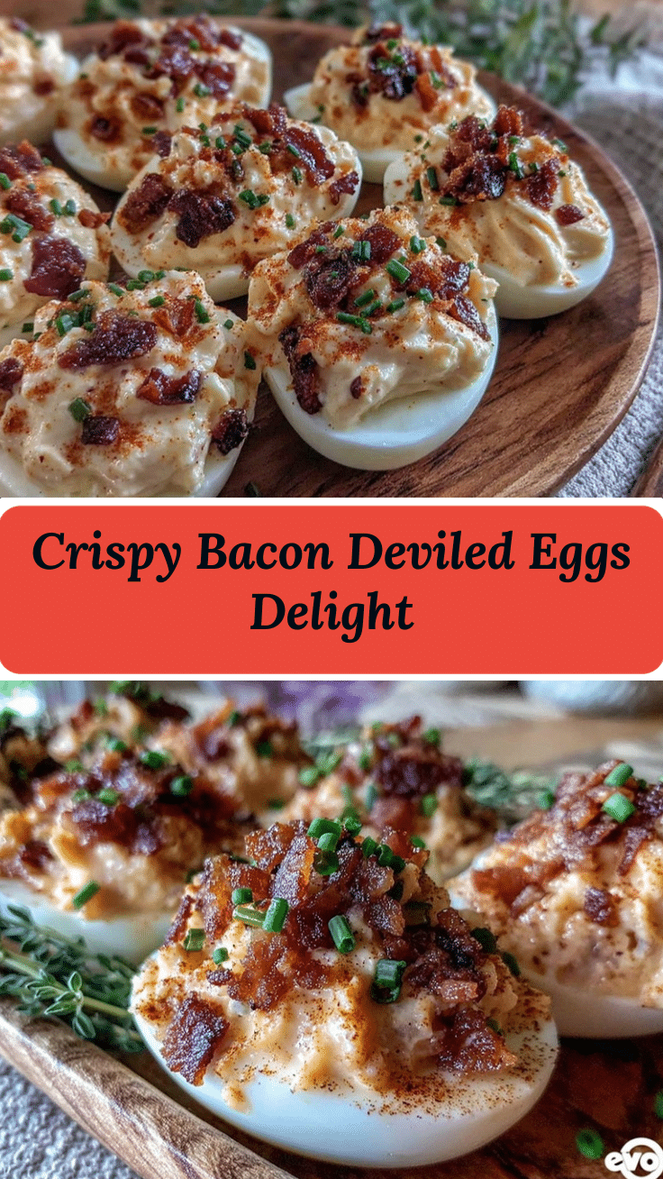 crispy bacon deviled eggs recipe