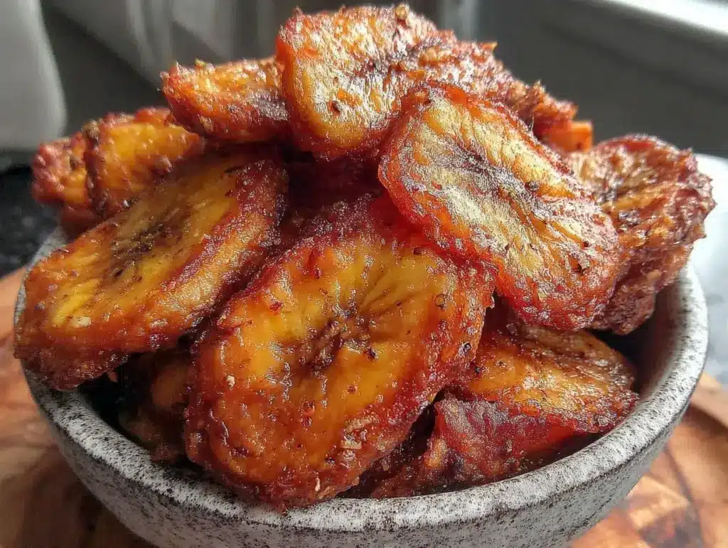 crispy banana chips - featured image