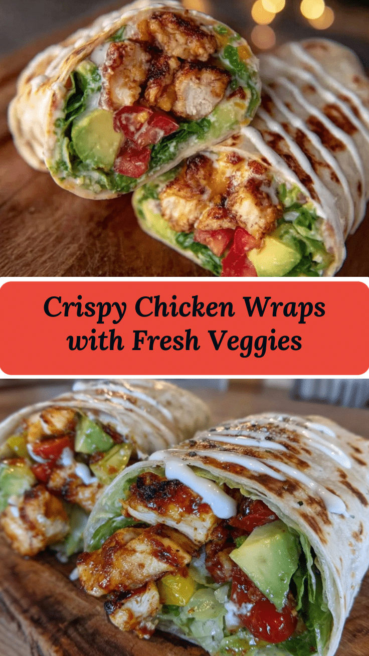 crispy chicken wraps recipe