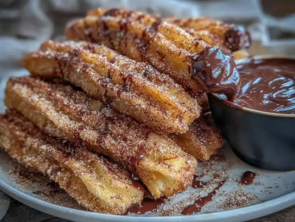 crispy churros recipe - featured image