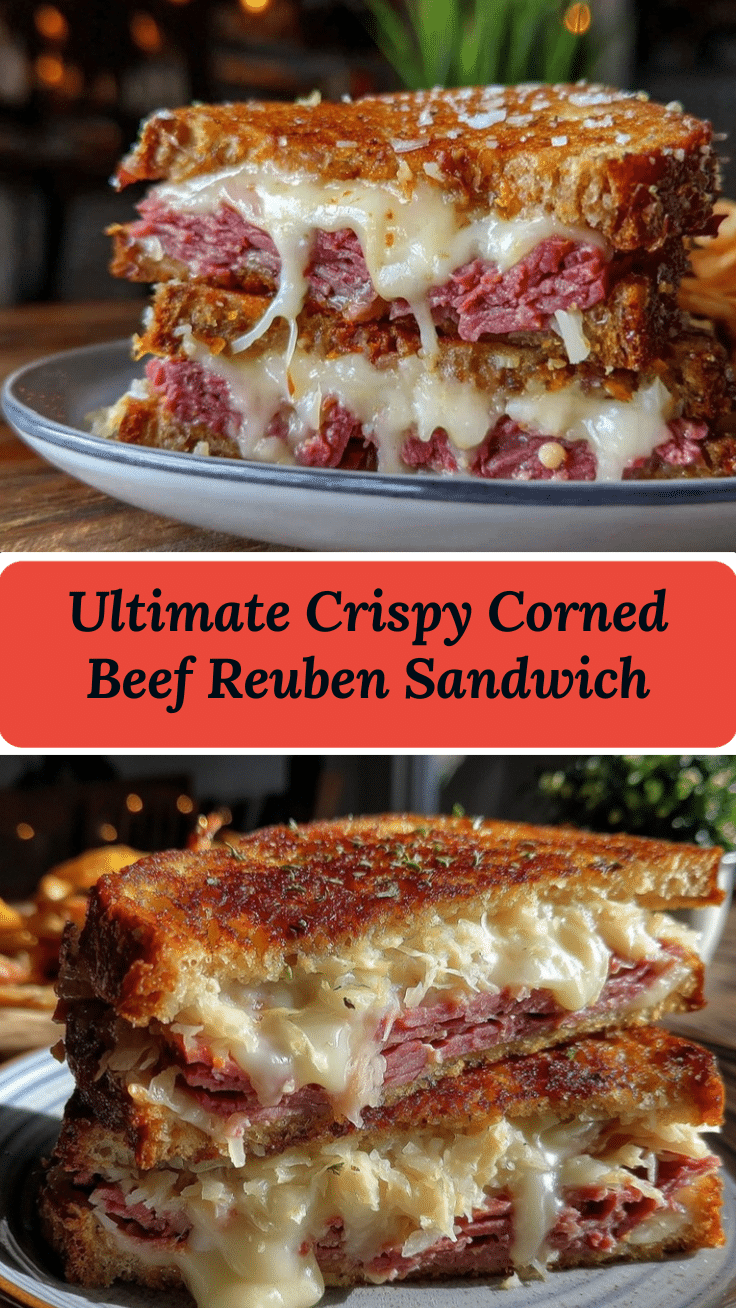 crispy corned beef Reuben sandwich recipe