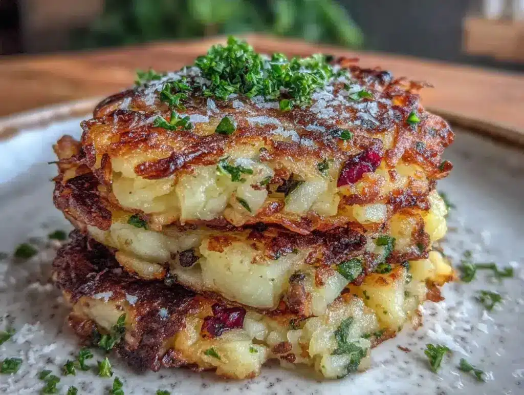 crispy holiday hash browns - featured image