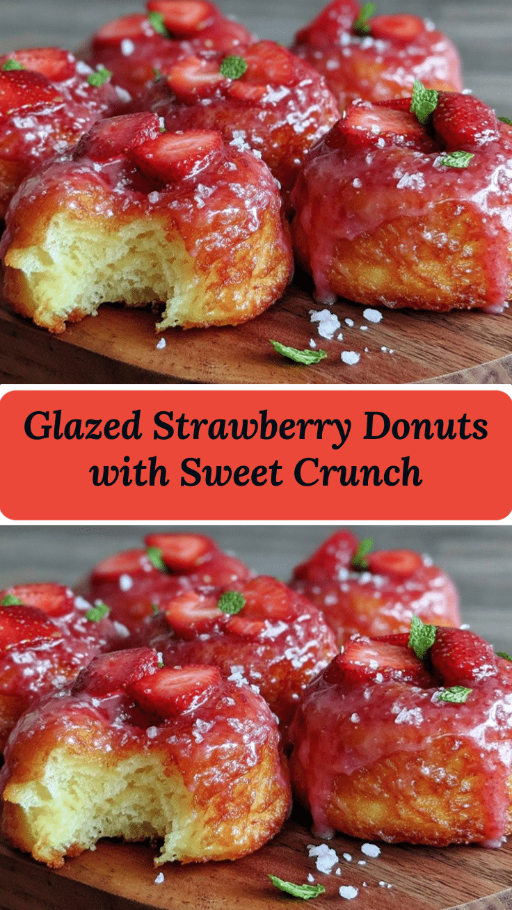 crispy strawberry donuts recipe