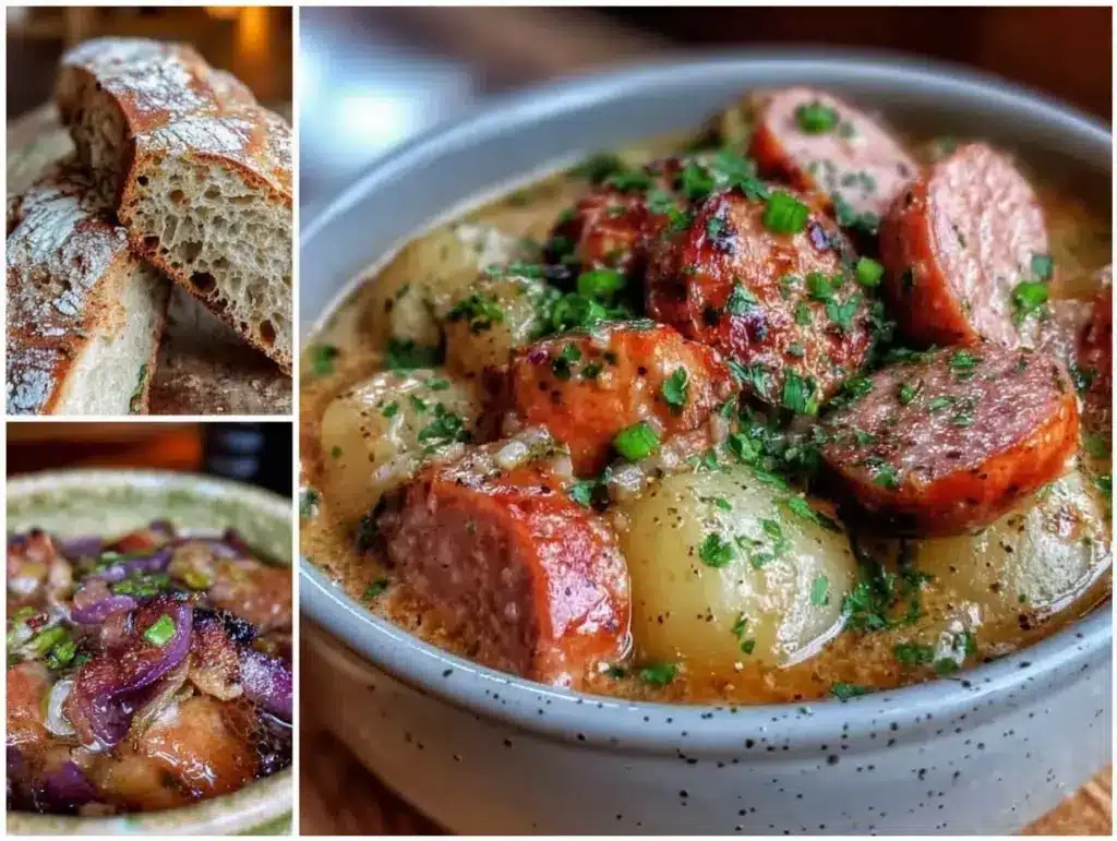 Dublin Coddle Sausage Potato Stew - featured image
