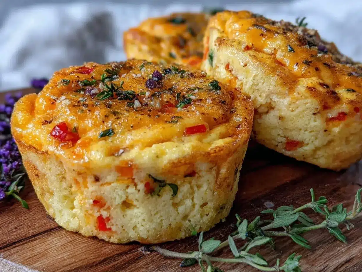 easy cheesy veggie egg muffins preparation steps