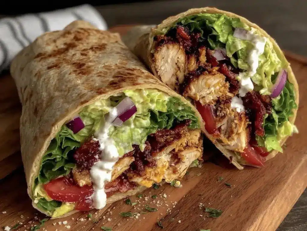 easy delicious wrap recipe - featured image