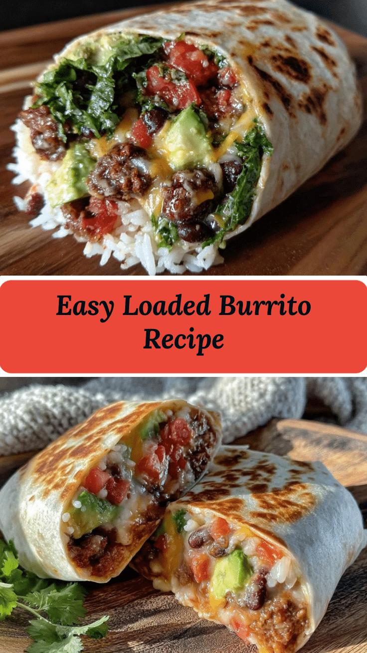 easy loaded burrito recipe recipe