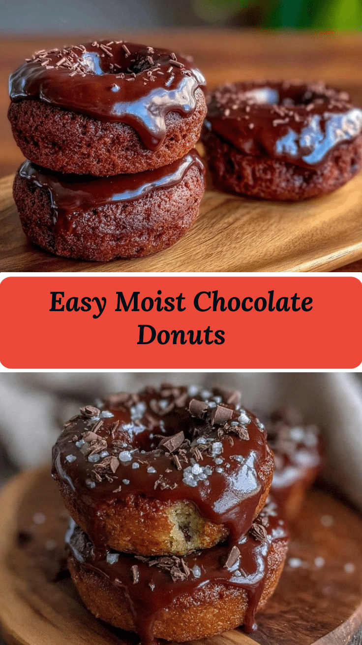 easy moist chocolate donuts recipe