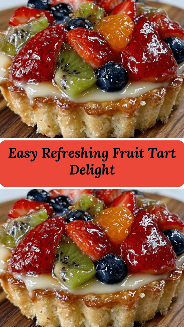 easy refreshing fruit tart recipe recipe