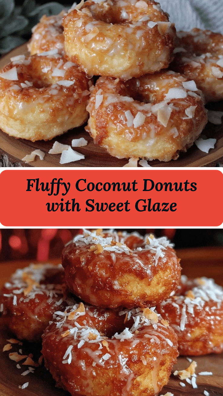 fluffy coconut donuts recipe