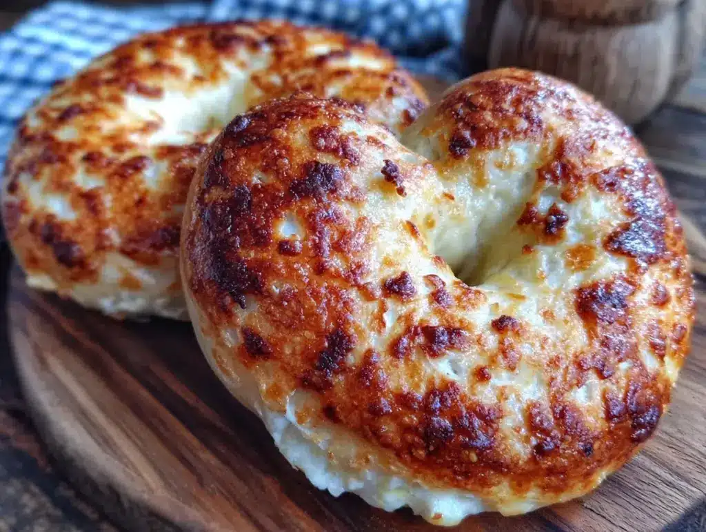 fluffy heart-shaped bagels - featured image