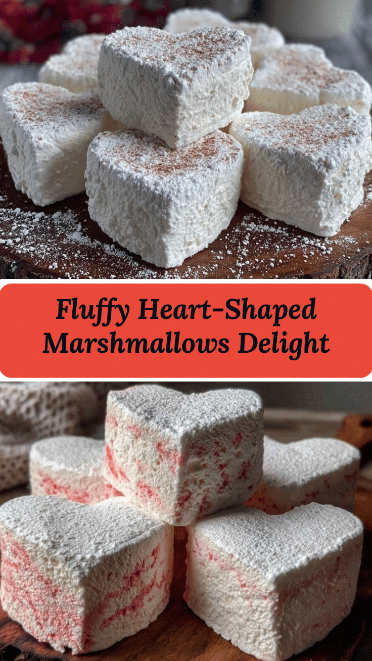 fluffy heart-shaped marshmallows recipe