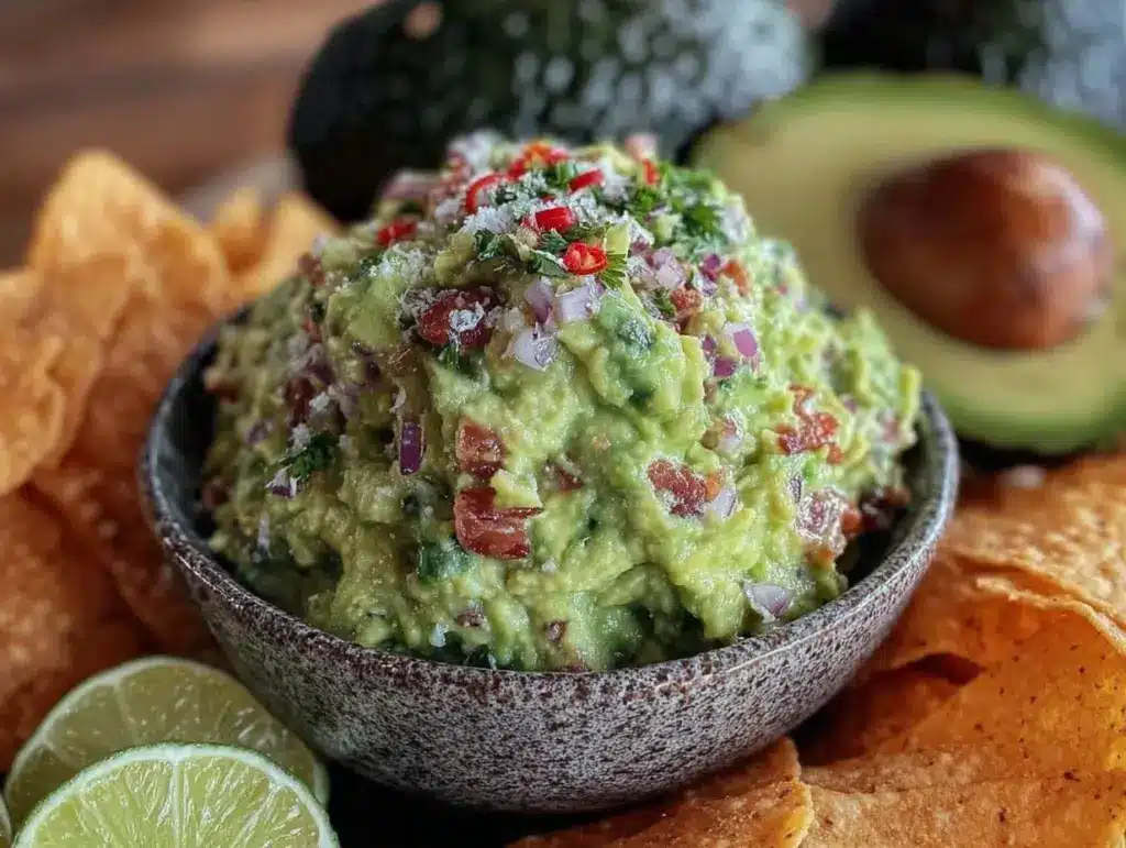 fresh guacamole dip - featured image