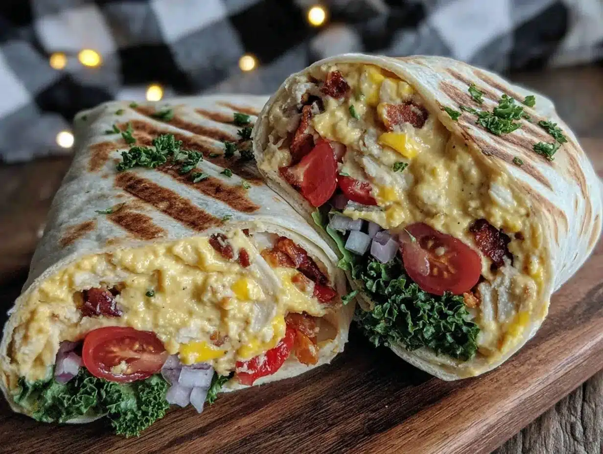 fresh hummus wrap recipe preparation steps