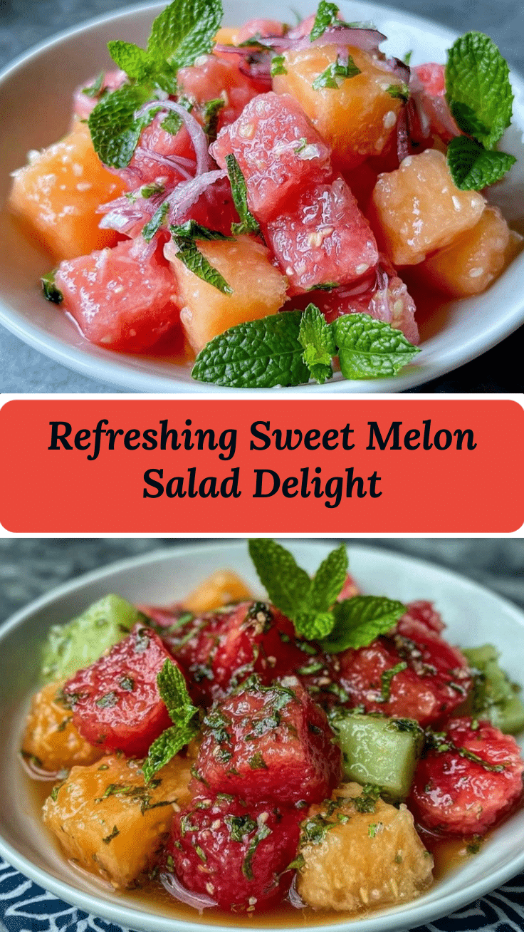 fresh melon salad with mint recipe