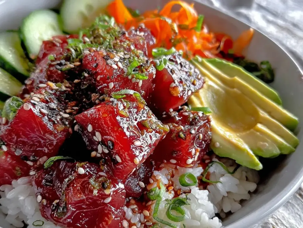 fresh poke bowl - featured image