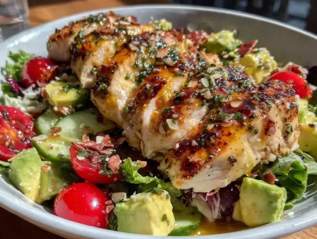 healthy chicken salad - featured image