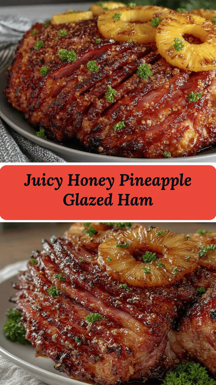 honey glazed ham with pineapple recipe