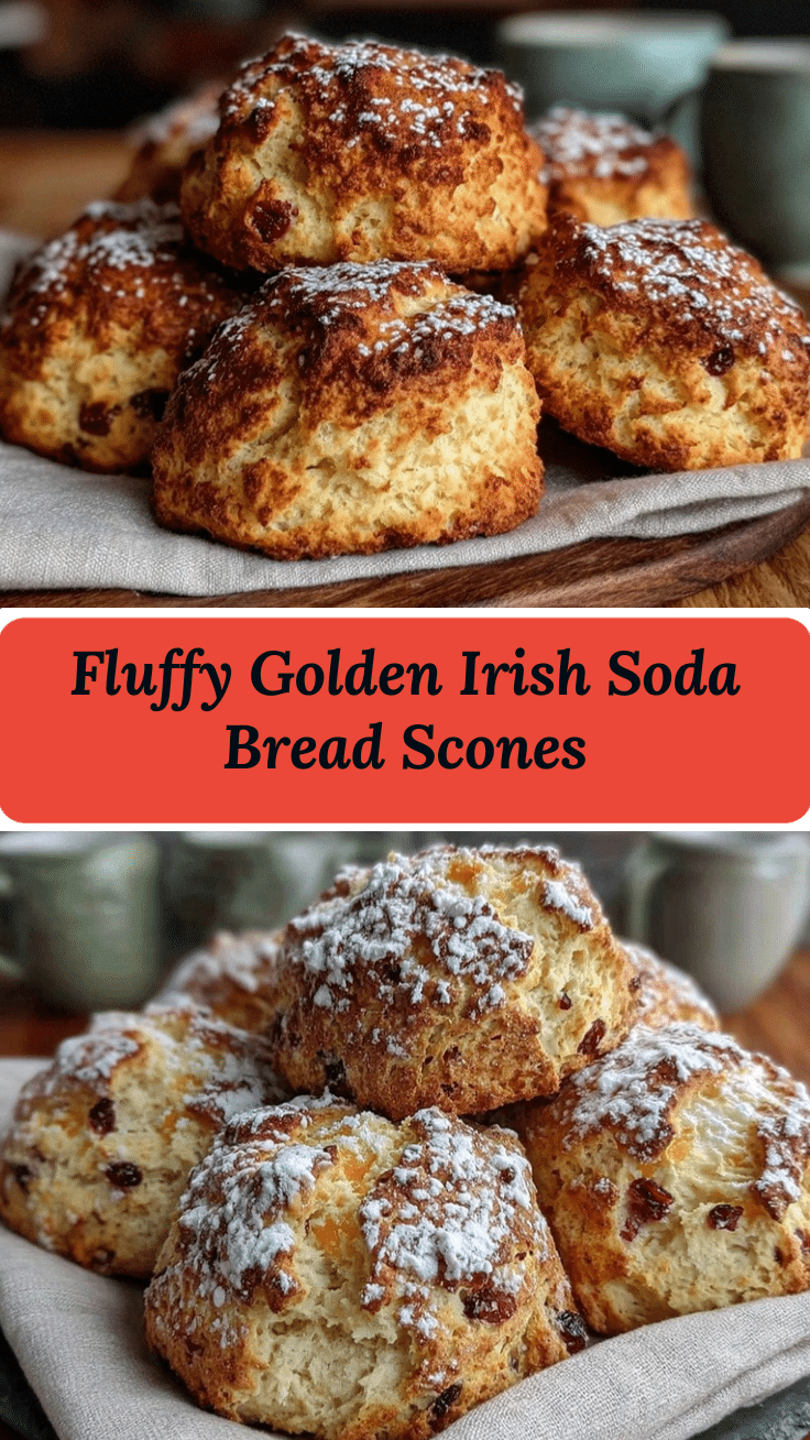 Irish soda bread scones with currants recipe
