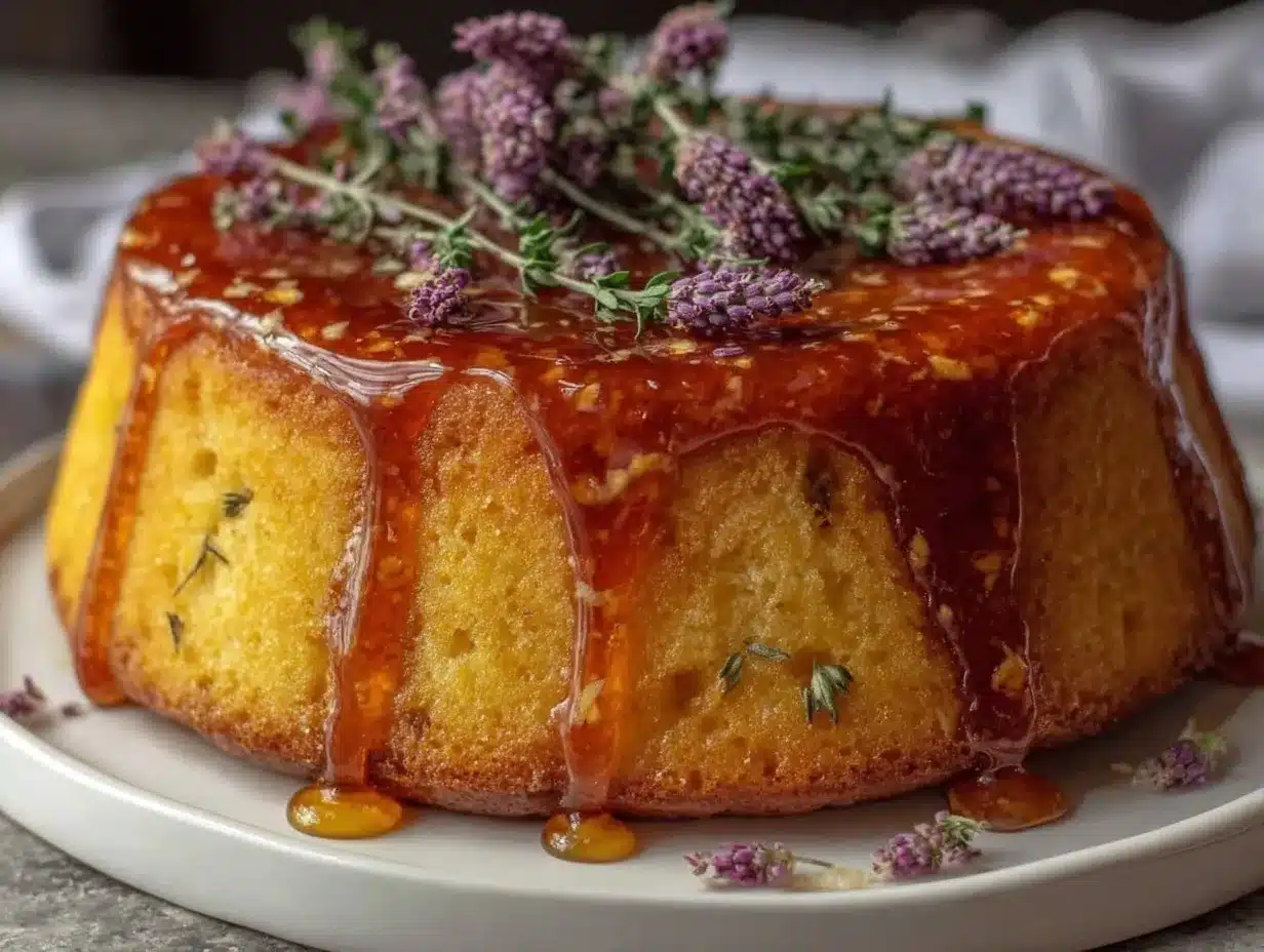 Lavender Honey Cake preparation steps
