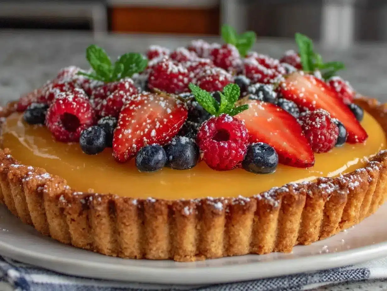 lemon curd tart preparation steps