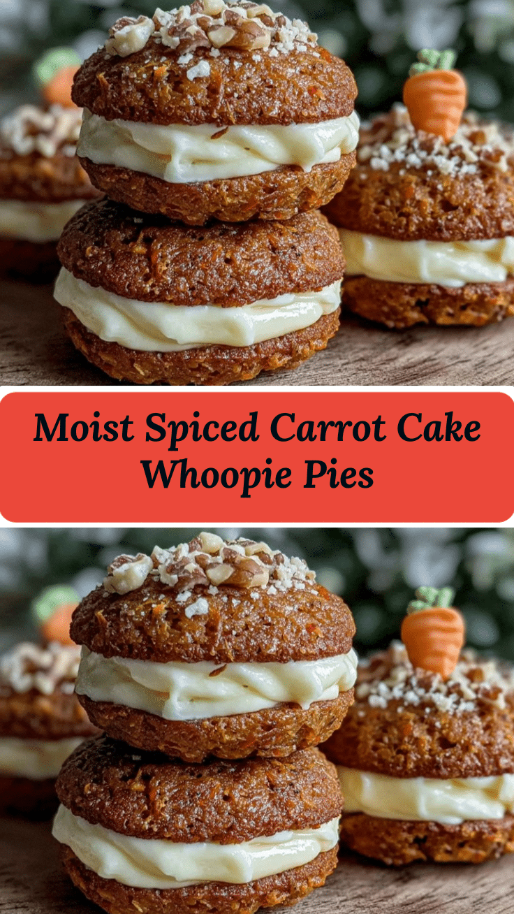 moist carrot cake whoopie pies recipe
