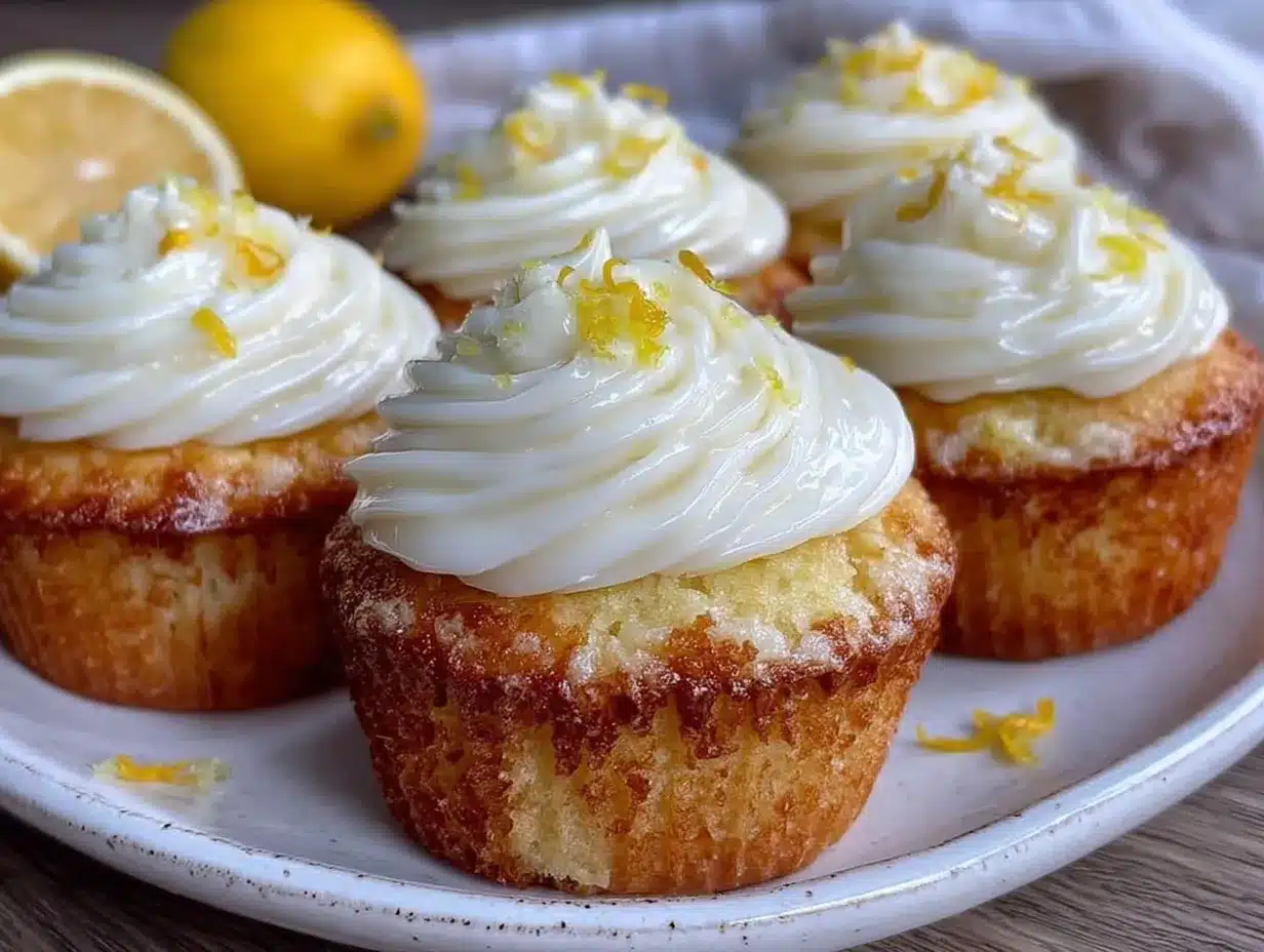 moist lemon cupcakes preparation steps