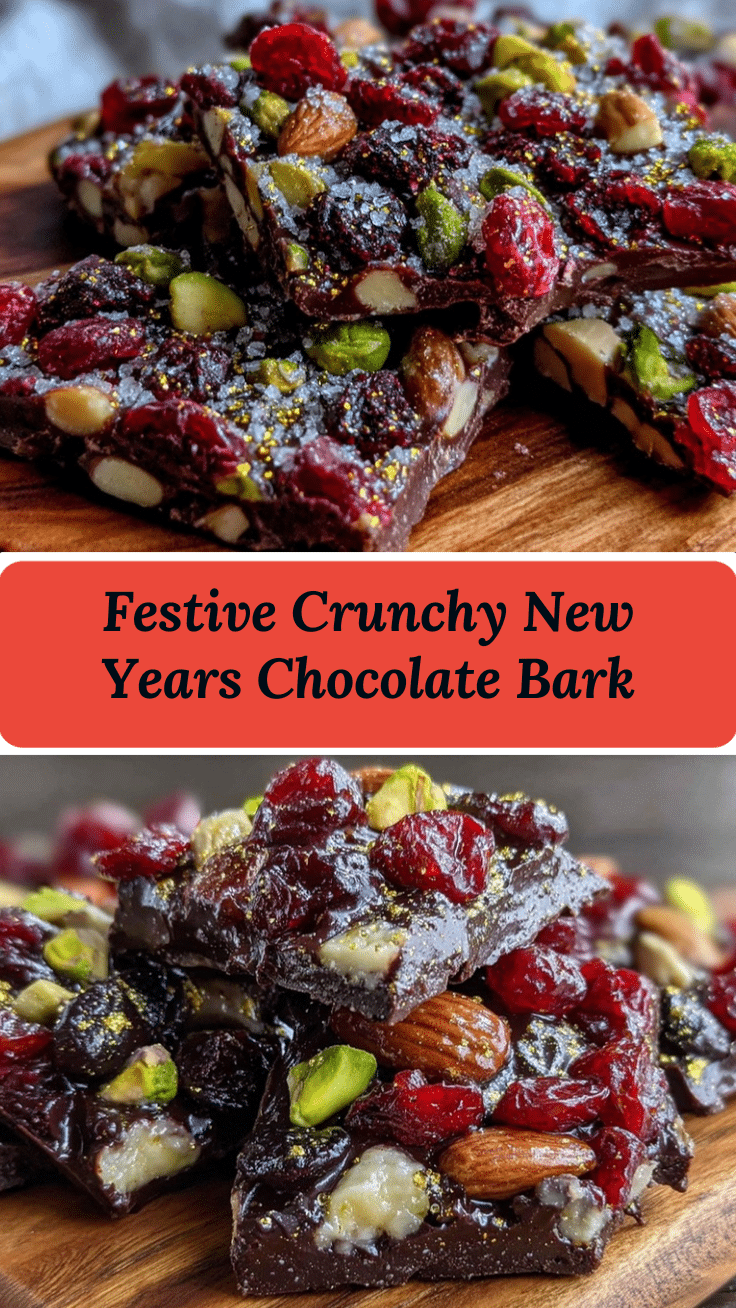 new years chocolate bark recipe
