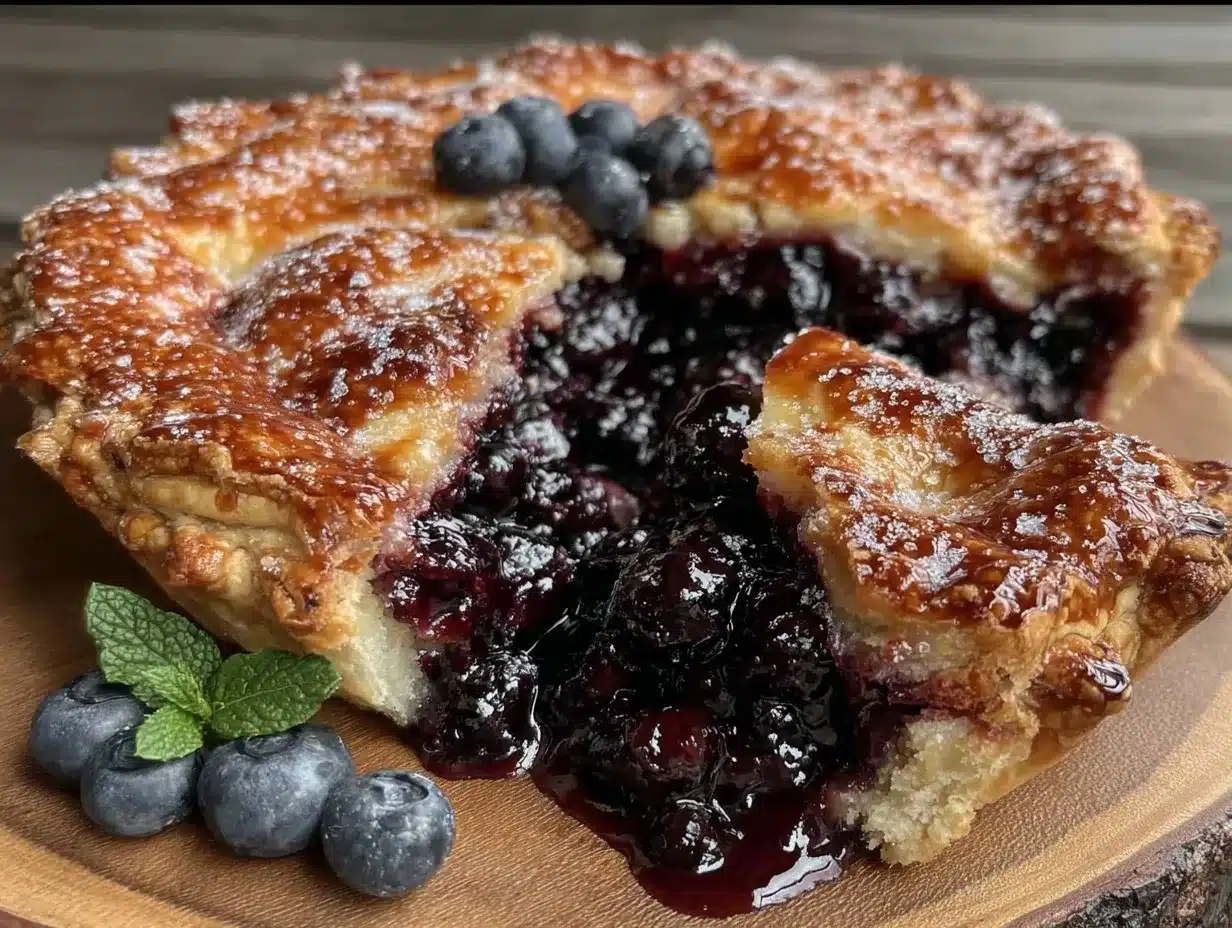 perfect blueberry pie recipe preparation steps