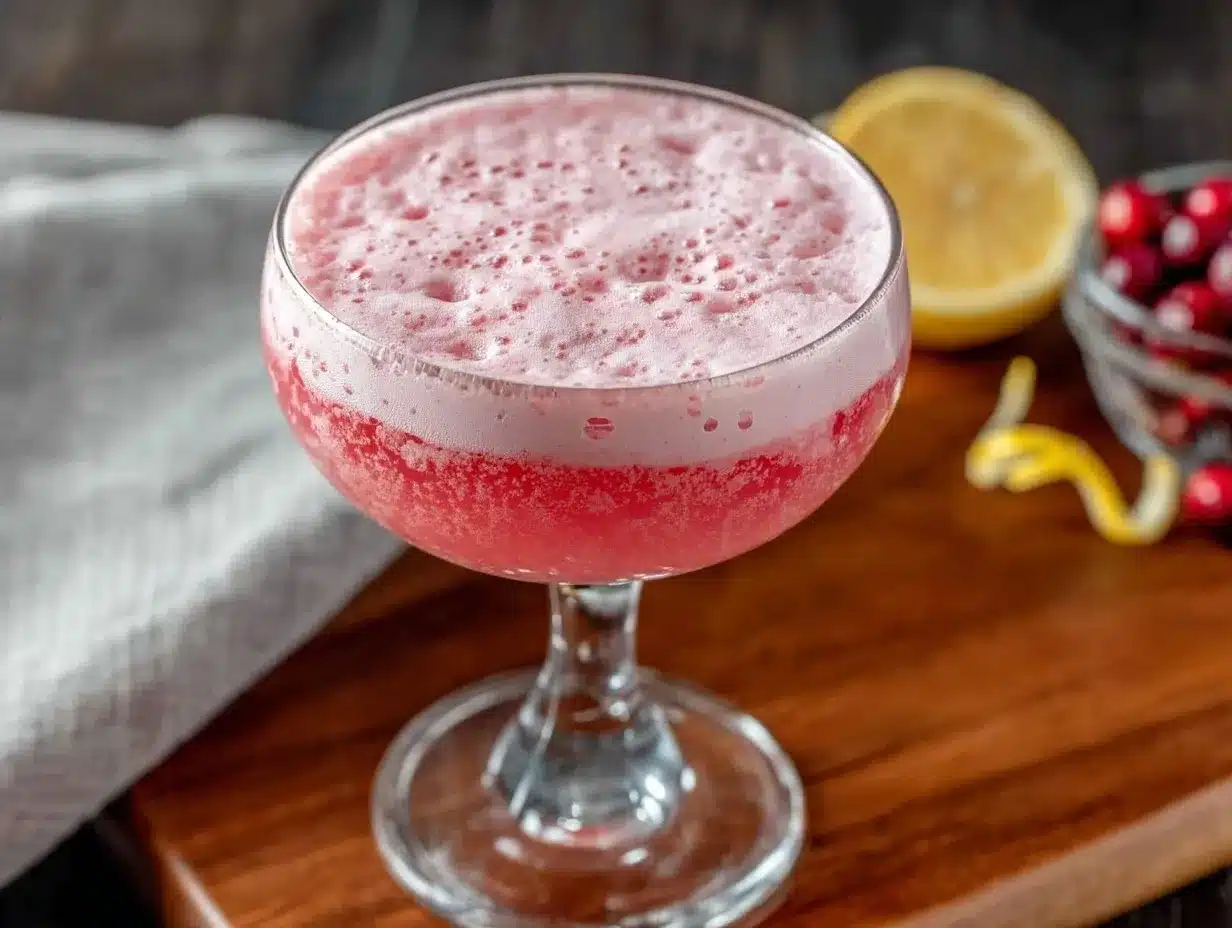 Pink Lady cocktail recipe preparation steps