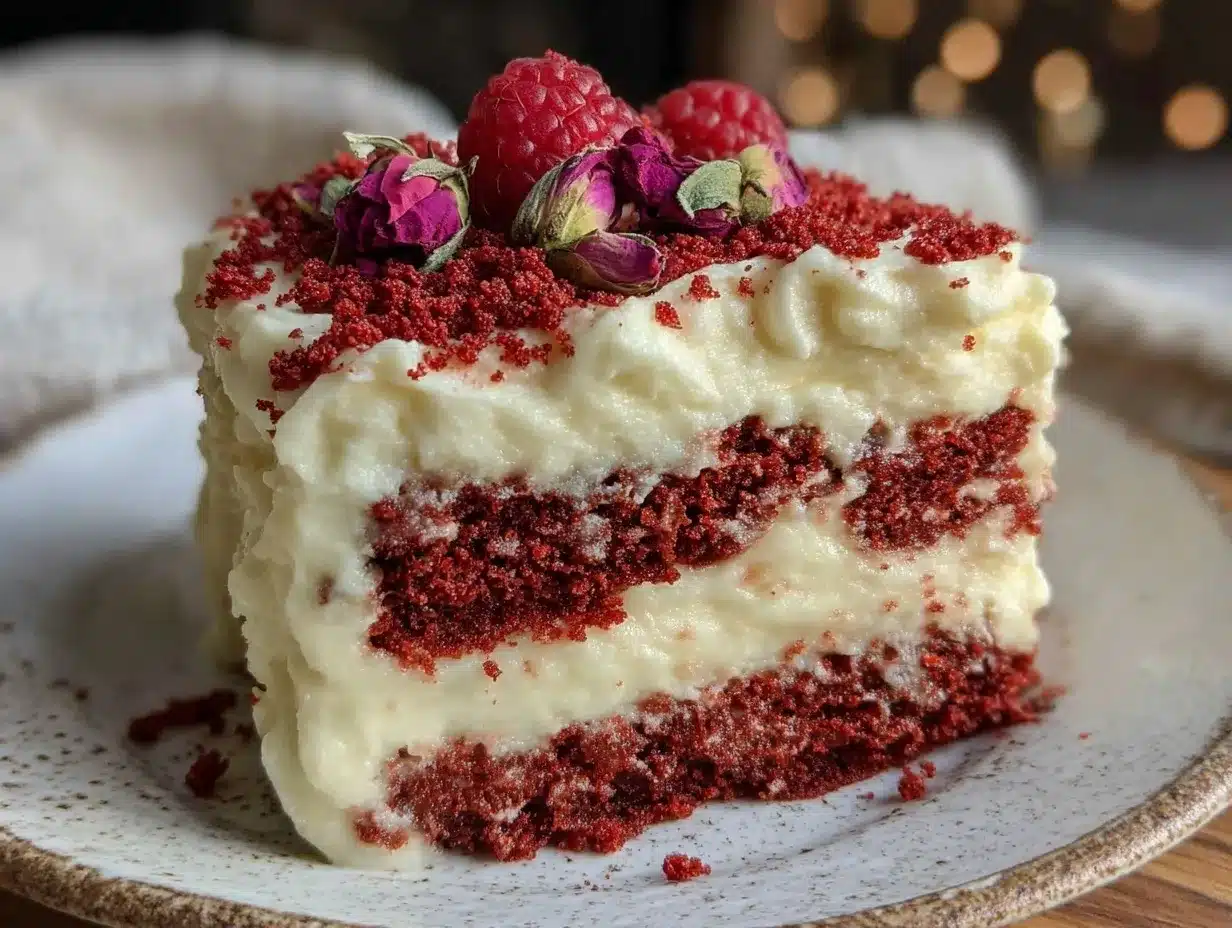 red velvet icebox cake preparation steps