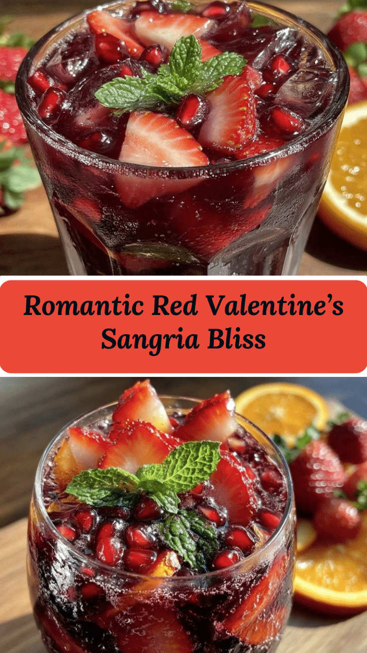 Romantic Valentines Sangria Recipe recipe