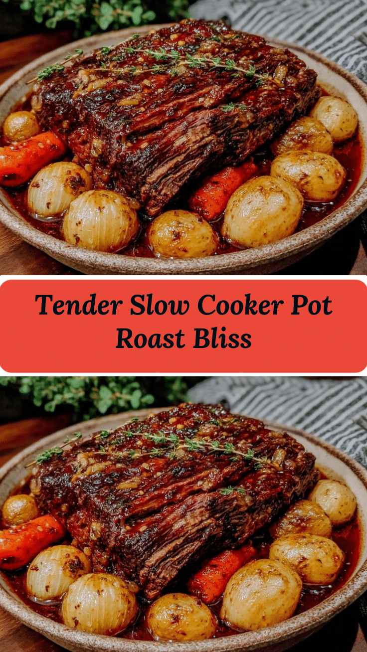 slow cooker pot roast recipe