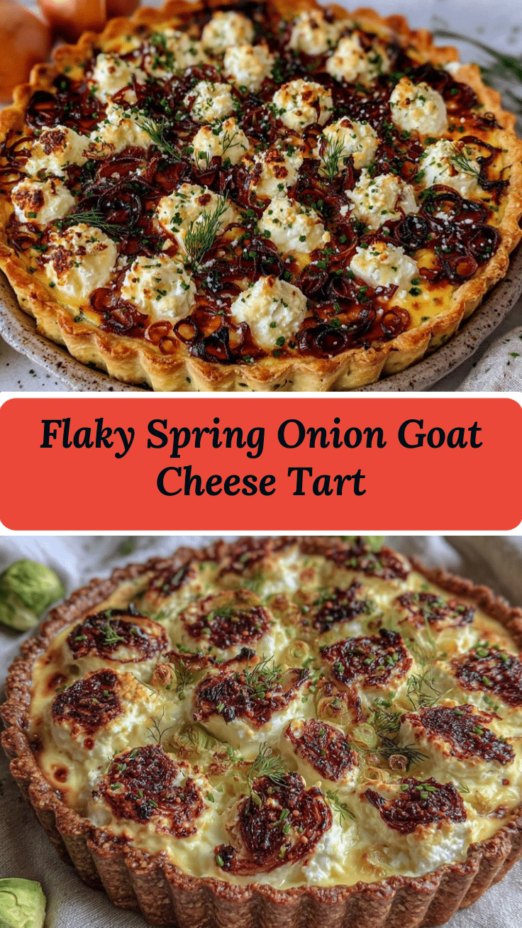 spring onion and goat cheese tart recipe
