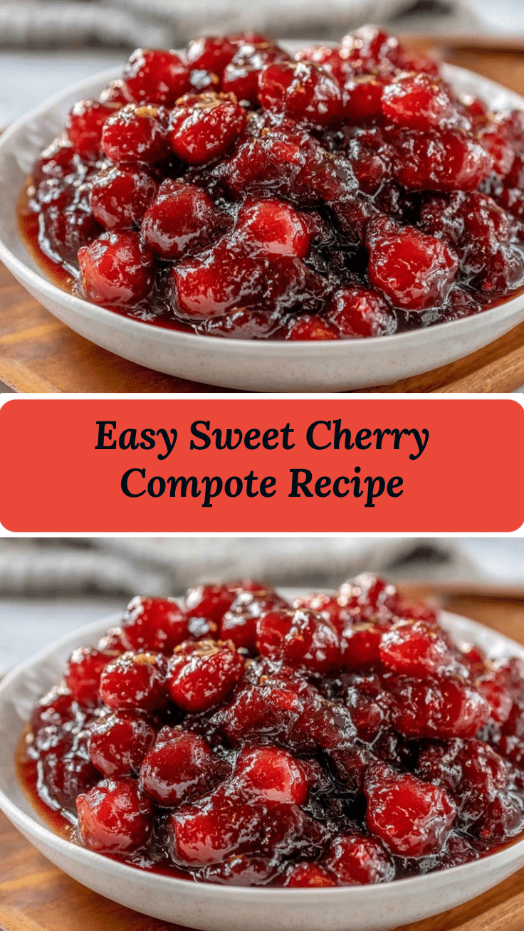 sweet cherry compote recipe