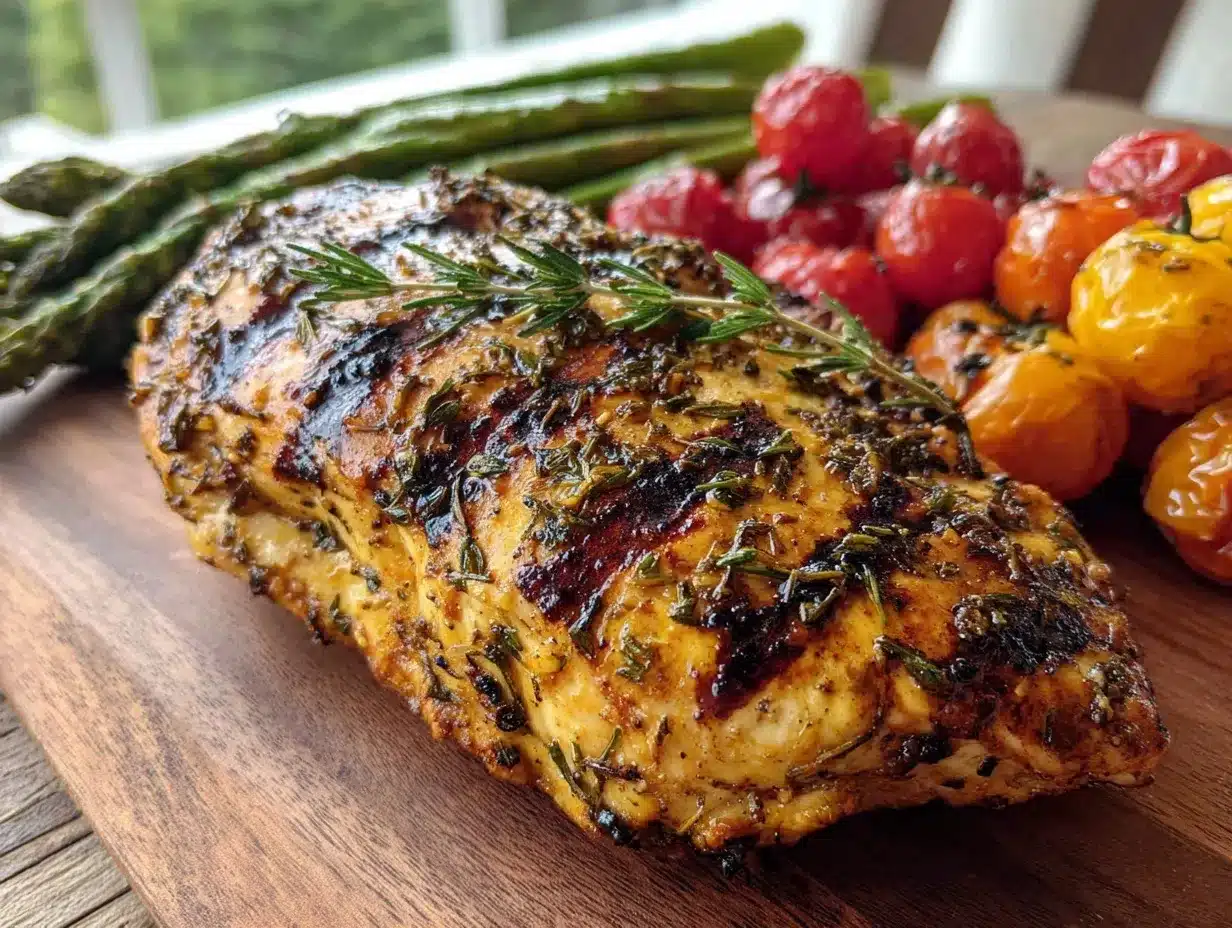 tender grilled chicken breast preparation steps