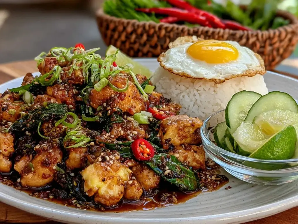 Thai Basil Chicken Pad Krapow - featured image