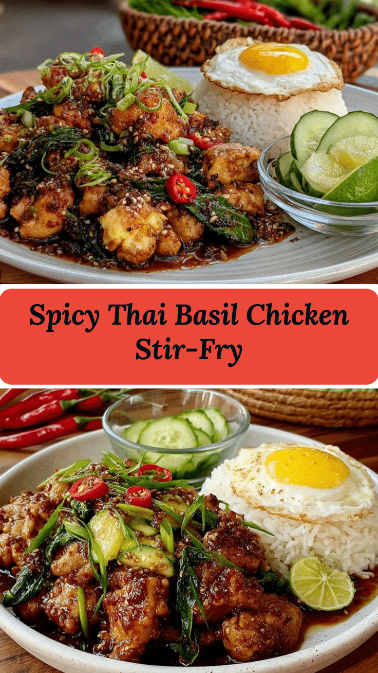 Thai Basil Chicken Pad Krapow recipe
