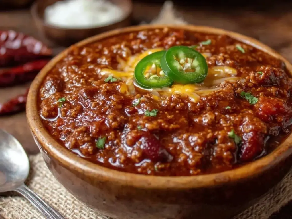 turkey chili bowl - featured image