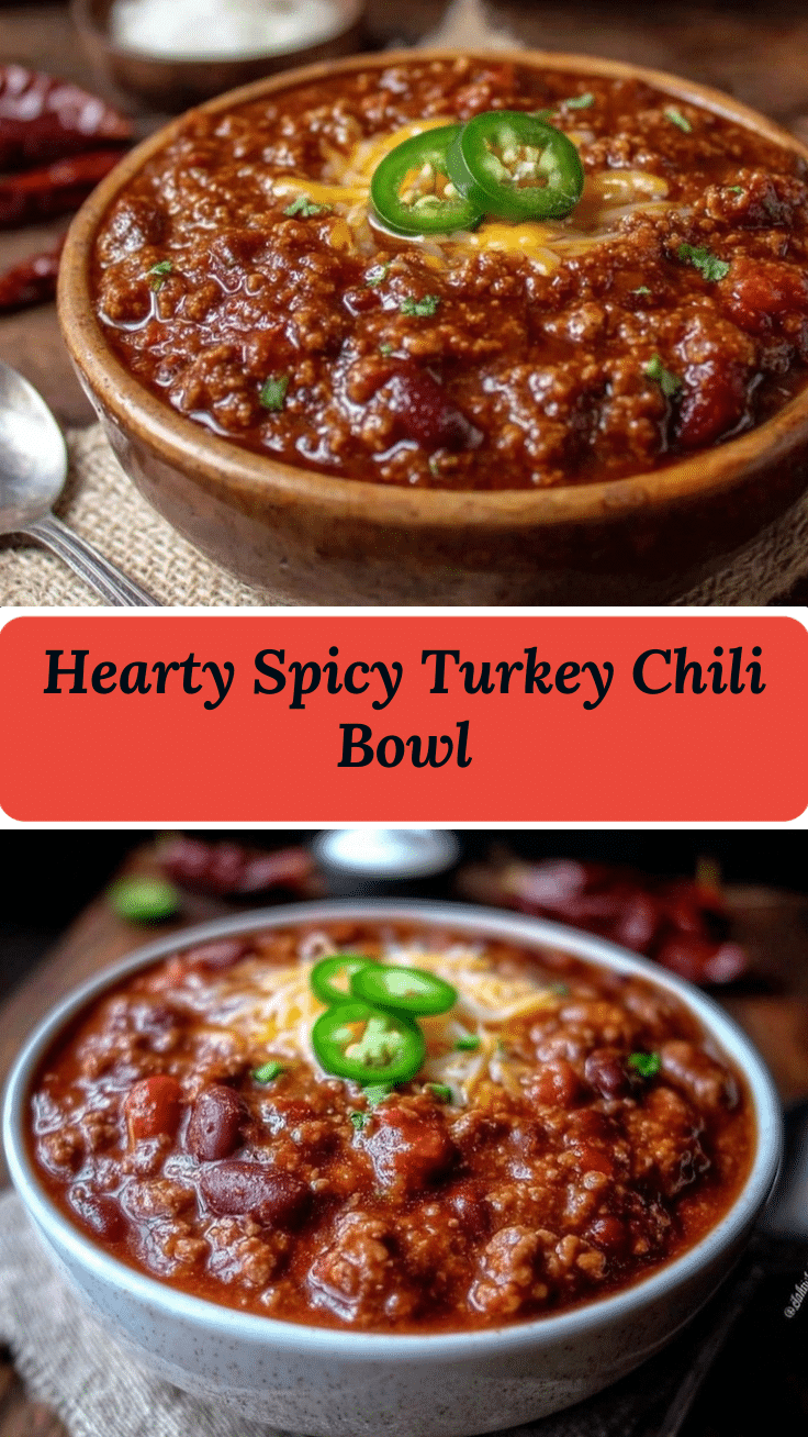 turkey chili bowl recipe